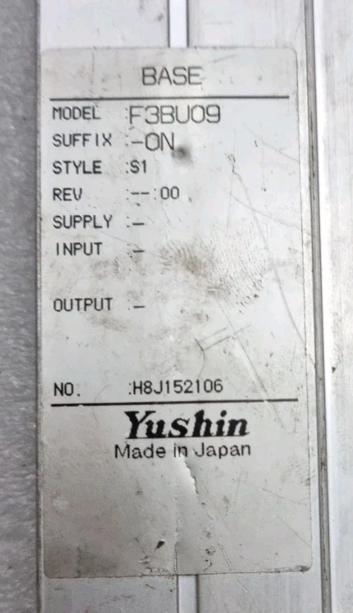Yushin F3BU09 Base Unit Board (Used Working) F3BU09